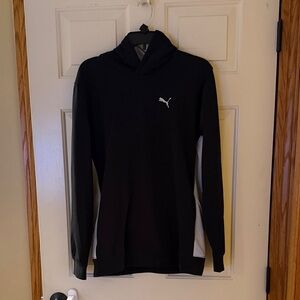 Puma Black and White Hoodie New. Size Medium